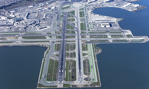 San Francisco Airport runway